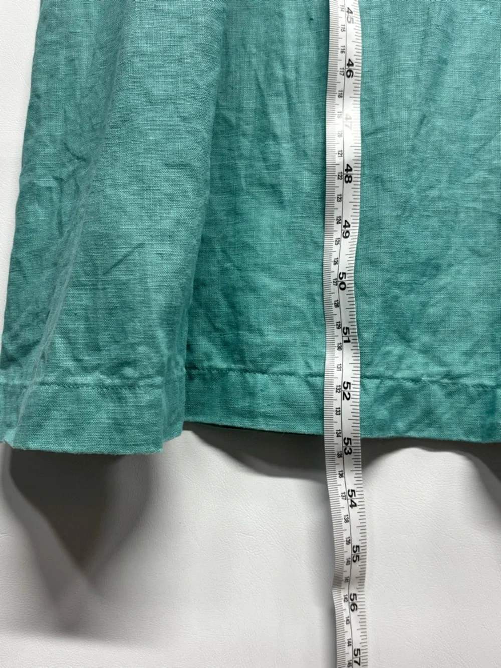 ✨J. Jill 100% Line Pintuck Sleeveless Teal Maxi Dress Size M - Picture 11 of 11